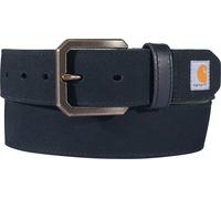 Carhartt Men's Casual Rugged Belts, Available in Multiple Styles, Colors & Sizes, Canvas Duck (Black), 34