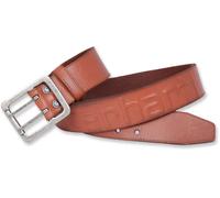 Carhartt Logo Leather Belt Mens Carhartt® Brown W36