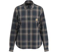 Carhartt Hamilton Flannel 107749 Damen - Größe L - Farbe Deep Smoke Blue