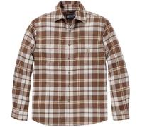 Carhartt Hamilton Relaxed LS Plaid Hemd, braun/weiß, Größe L