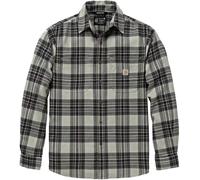 Carhartt Hamilton Relaxed LS Plaid Hemd, hellgrau/dunkelgrau, Größe L