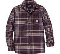 Carhartt Hamilton Relaxed LS Plaid Shirt dark sepia (BB3) L REG