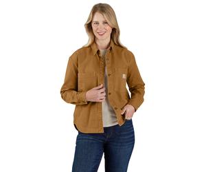 Carhartt Heavyweight Duck Overshirt 106621 Women - Größe XL - Farbe carhartt brown