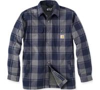 Carhartt Heavyweight Flannel Sherpa Hemd, blau, Größe S für Männer