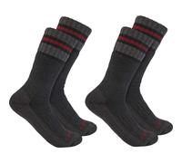 Carhartt Hevyweight Boot Socken (2er Pack), schwarz, Größe L
