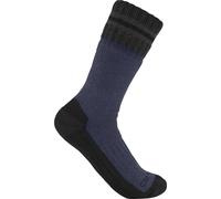 Carhartt Herren Schwere Stiefelsocken aus Synthetikwollmischung, 2 Paar, Denim, L