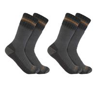 Carhartt Hevyweight Boot Socken (2er Pack), grau, Größe XL
