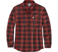 Carhartt Hemd Flannel L/S Plaid Shirt Red Ochre-XL