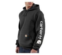Carhartt Hemd kurzarm Signature Logo Kapuzenpullover Midweight K288, XXL hoch, schwarz