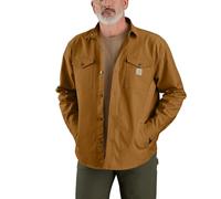 Carhartt Herren 106384 Montana Rugged Flex Loose Fit Heavyweight Duck Shirt Jac, Braun (Carhartt Brown), 3X-Large Groß