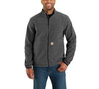Carhartt Herren 106416 Fleecejacke mit durchgehendem Reißverschluss, Relaxed Fit, Anthrazit meliert, XL