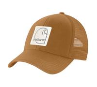 Carhartt Herren 106606 Canvas Mesh Back C Patch Cap, Braun (Carhartt Brown), Einheitsgröße