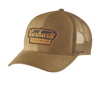 Carhartt Herren 106738 Rugged Flex Twill Mesh Back Script Patch Cap, Goldenes Gras, Einheitsgröße