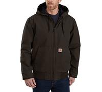 Carhartt Herren-Aktivjacke mit lockerer Passform Washed Duck isoliert, Dunkelbraun, 4XL