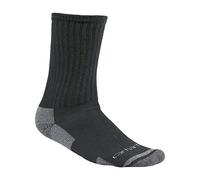 Carhartt Herren All Season Cotton Crew Work (3-pair) Sock, Schwarz, M EU