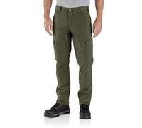 Carhartt Herren Arbeitshose Ripstop Cargo Fleece Lined, Farbe:Basil, 40L30