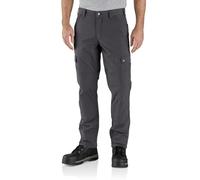 Carhartt Herren Arbeitshose Ripstop Cargo Fleece Lined, Farbe:Shadow, Farbe:Greige, 36L32