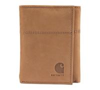 Carhartt Herren B0000208 Sattelleder Trifold Wallet, Braun, One Size Fits All, Dreifach gefaltete Geldbörse aus Sattelleder