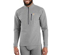Carhartt Herren Base Force Heavyweight Quarter-Zip Baselayer-Shirt, Shadow Heather, X-Large Hoch