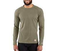 Carhartt Herren Base Force Midweight Classic Crew Baselayer-Shirt, Burnt Olive, XL
