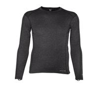 Carhartt Herren Base Force Schweres Thermo-unterhemd, Langärmelig, Tasche Baselayer-Shirt, Schwarz meliert, XL