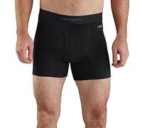 Carhartt Herren Base Force Tech Boxershorts, 12,7 cm Schrittlänge Retroshorts, Schwarzes Gitter, Medium