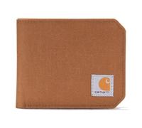 Carhartt Herren Bifold und Passcase Durable Billfold Wallets, erhältlich in Leder-und Canvas-Stilen Geldbörse, Nylonente Brown, Einheitsgröße
