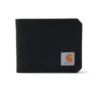 Carhartt Herren Bifold und Passcase Durable Billfold Wallets, erhältlich in Leder-und Canvas-Stilen Geldbörse, Nylon-Ente (schwarz), Einheitsgröße