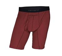 Carhartt Herren Boxershorts aus Baumwollmischgewebe, 20,3 cm, 2 Stück Retroshorts, Gebrannter Ziegel, X-Large