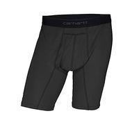 Carhartt Herren Boxershorts aus Baumwollmischgewebe, 20,3 cm, 2 Stück Retroshorts, Schwarz, 4X-Large