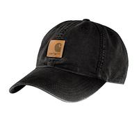Carhartt Herren Canvas Cap Baseballkappe, Schwarz, Einheitsgröße
