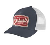 Carhartt Herren Canvas Mesh Back Built Patch Cap, Marineblau, Einheitsgröße