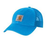 Carhartt Herren Canvas Mesh-Back Cap Baseballkappe, Blau (Azure Blue), Einheitsgröße