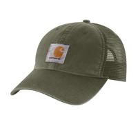 Carhartt Herren Canvas Mesh-Back Cap Basil - Einheitsgröße, bequem, atmungsaktiv & vielseitig