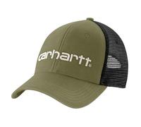 Carhartt Men's Canvas Mesh-Back Logo Graphic Cap Baseballkappe, Dill, OS