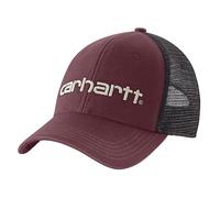 Carhartt Herren Canvas Mesh Back Logo Graphic Cap, Hafen/Malz, Einheitsgröße