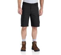 Carhartt Herren-Cargo-Shorts aus Segeltuch, robust, flexibel, lockere Passform, Schwarz, 58