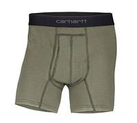 Carhartt Herren Cotton Blend 5" 2 Pack Boxer Brief Retroshorts, Burnt Olive, X-Large