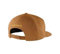Carhartt Herren Firm Duck Flat Brim Kappe, Carhartt® Braun, OFA