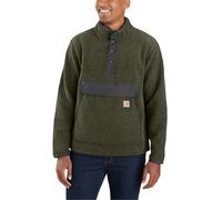 Carhartt RELAXED FIT FLEECE PULLOVER Basil Heather - Größe: M | Basil Heather M