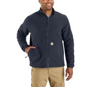Carhartt Herren-Fleecejacke mit durchgehendem Reißverschluss, Relaxed Fit, Marineblau, M