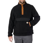 Carhartt Herren Fleecepullover Relaxed Fit Fleece, Farbe: Schwarz, Größe: L