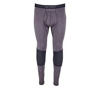 Carhartt Herren Force Midweight Gepolsterten Knien Baselayer-Hose, Dunkelgrau meliert, Groß