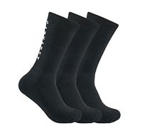 Carhartt Herren Force Midweight Logo Crew 3 Pack Socken, Schwarz, Medium (3er Pack)