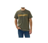 Carhartt FORCE FLEX BLOCK LOGO T-SHIRTS S/S 105203 - Größe S - Farbe basil heather