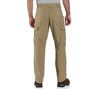Carhartt Herren Force® Relaxed Fit Ripstop Cargo-Arbeitshose, Dunkles Khaki, W34/L32