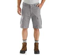 Carhartt Herren Force Relaxed Fit Ripstop Cargo Work Utility Shorts, Asphalt, 32W EU