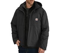 Carhartt Herren Full Swing Loose Fit Quick Duck Isolierte Jacke Arbeits-Utility-Oberbekleidung, Schwarz, XL