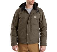 Carhartt Herren Full Swing Relaxed Fit Ripstop Isolierte Jacke Work Utility Oberbekleidung, Tarmac, M