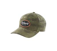 Carhartt Herren Hat, Brushed Canvas Camo Cap mit Grafik-Patch, Basil Blind Fatique Camo